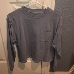 john galt/brandy melville blue long sleeve